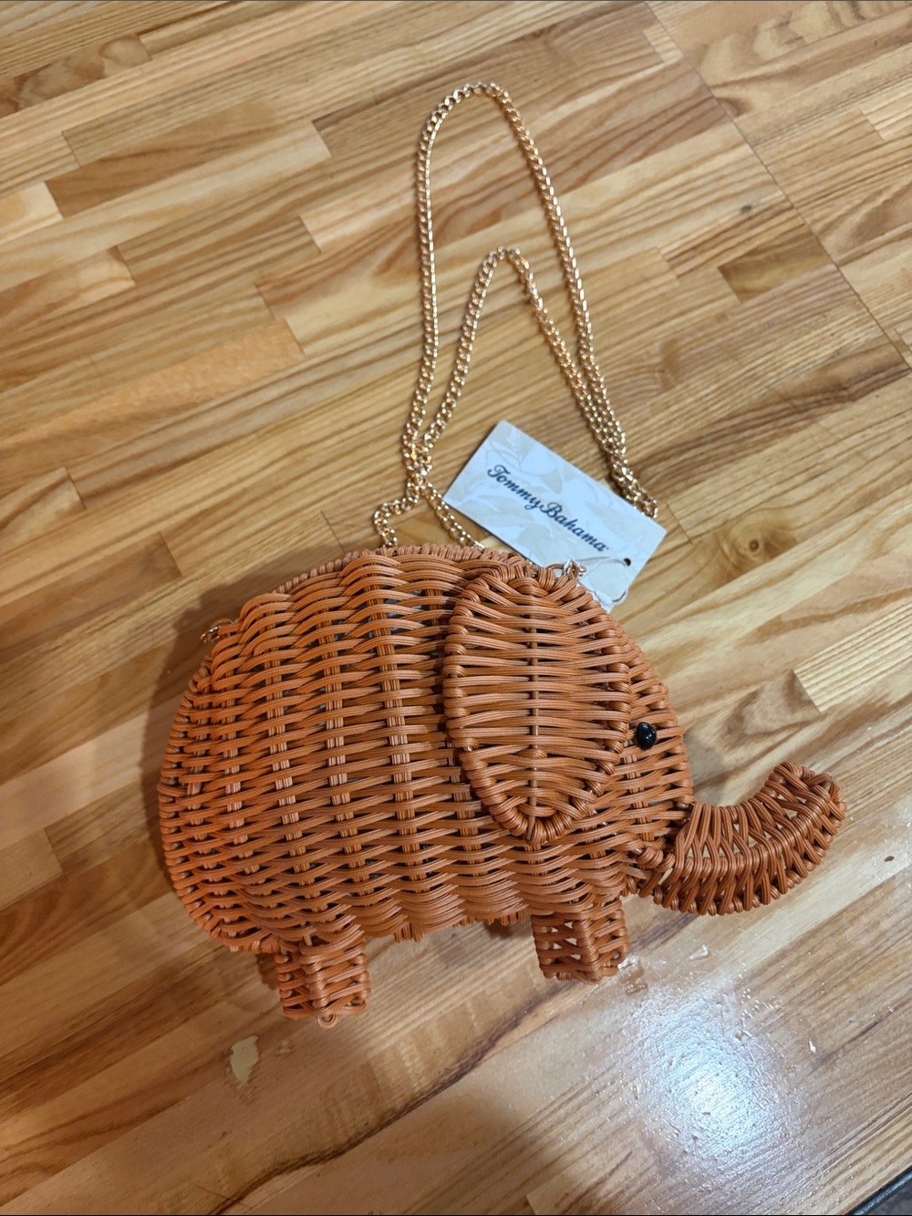 Tommy Bahama Woven Elephant Shoulder Bag